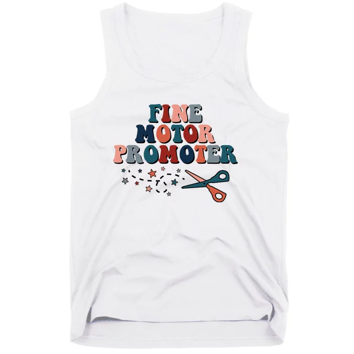 Fine Motor Promoter Occupational Therapy OT Job Therapist Tank Top