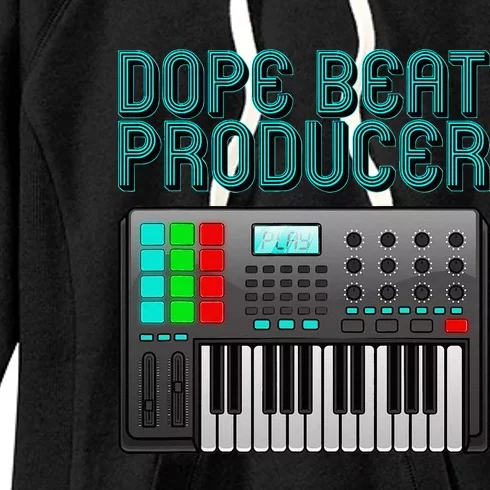 Funny Music Producer Gift  Cool Artist Beat Maker Women's Fleece Hoodie