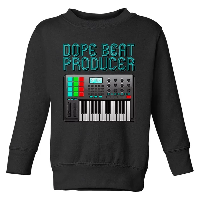 Funny Music Producer Gift  Cool Artist Beat Maker Toddler Sweatshirt