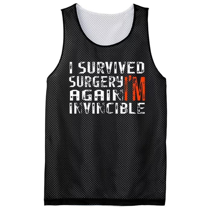 Funny Multiple Post Surgery Get Well Soon For Gift Mesh Reversible Basketball Jersey Tank