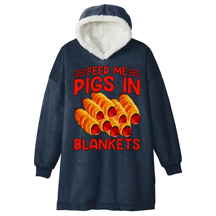 Feed Me Pigs In Blankets Hooded Wearable Blanket