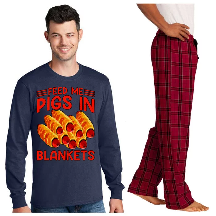 Feed Me Pigs In Blankets Long Sleeve Pajama Set