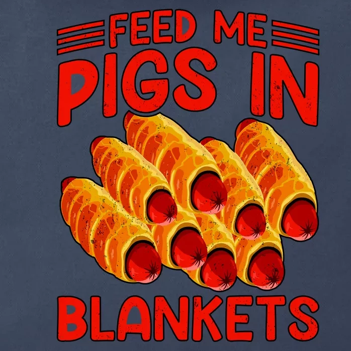 Feed Me Pigs In Blankets Zip Tote Bag