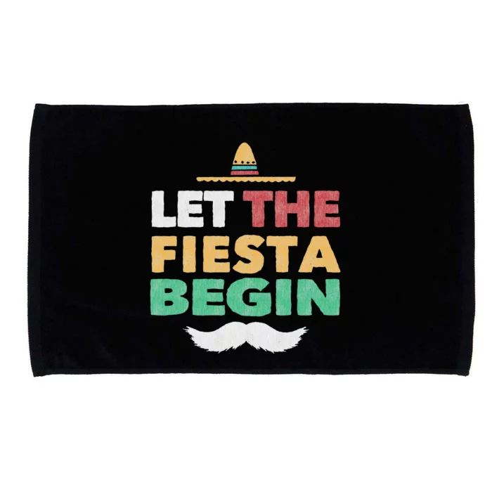 Fiesta Mexican Party Tee Funny Cinco De Mayo Microfiber Hand Towel