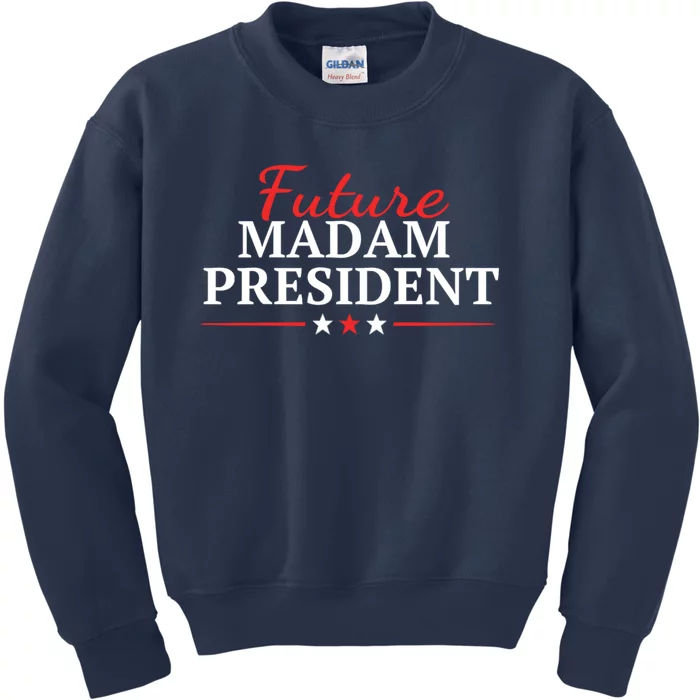 Future Madam President Funny Feminist Kids Sweatshirt