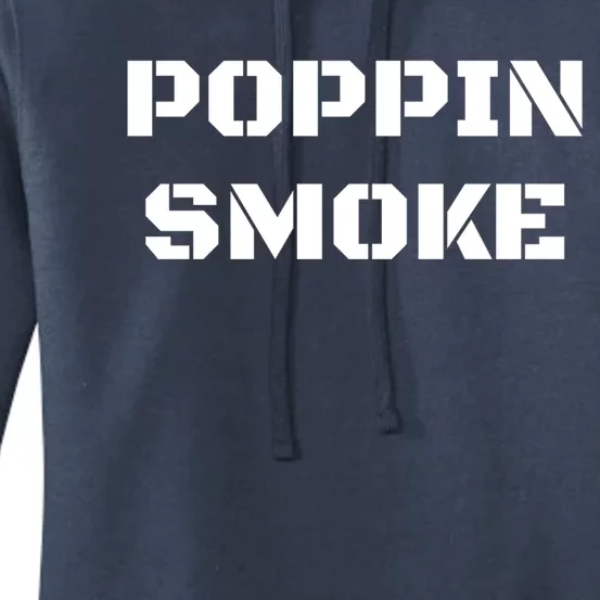 Funny Military Poppin Smoke Retirt Goodbye Great Gift Women's Pullover Hoodie