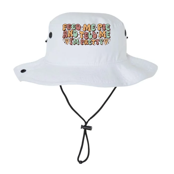 Feed Me Pie Im Pretty Gift Wavy Groovy Pumpkin Thanksgiving Gift Legacy Cool Fit Booney Bucket Hat