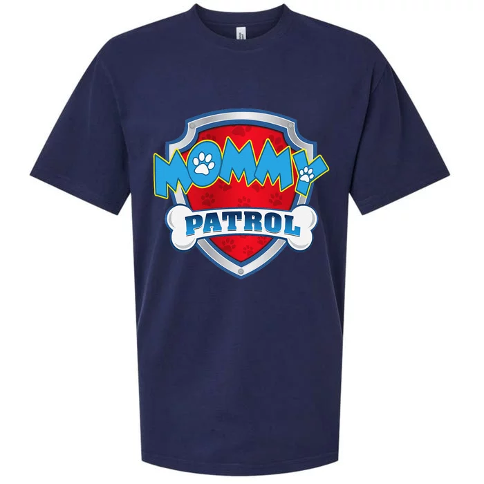 Funny Mommy Patrol Dog Mom Dad For Mom (2) Sueded Cloud Jersey T-Shirt