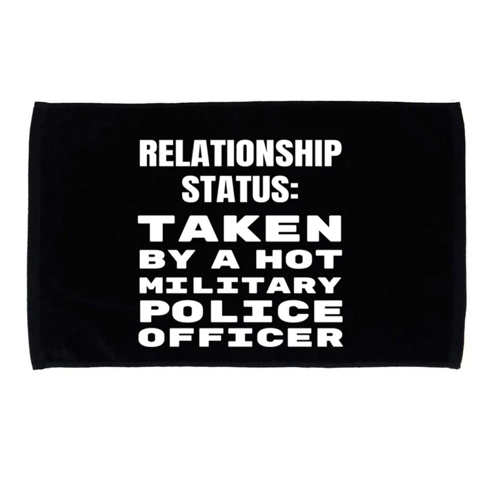 Funny Military Police Friend Friend Wife Husband Gift Microfiber Hand Towel