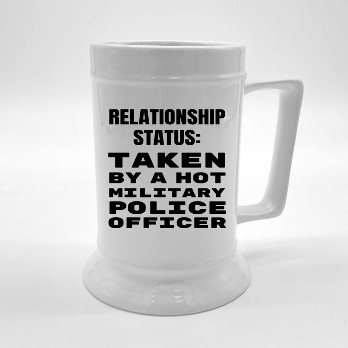 Funny Military Police Friend Friend Wife Husband Gift Front & Back Beer Stein