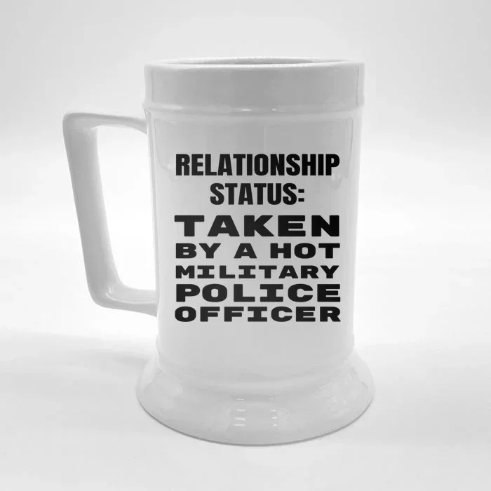 Funny Military Police Friend Friend Wife Husband Gift Front & Back Beer Stein