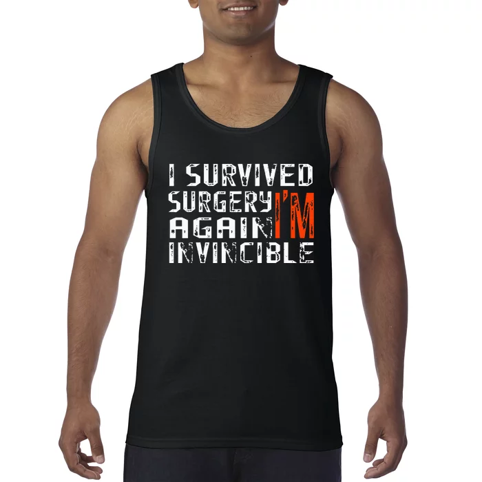 Funny Multiple Post Surgery Get Well Soon Tank Top