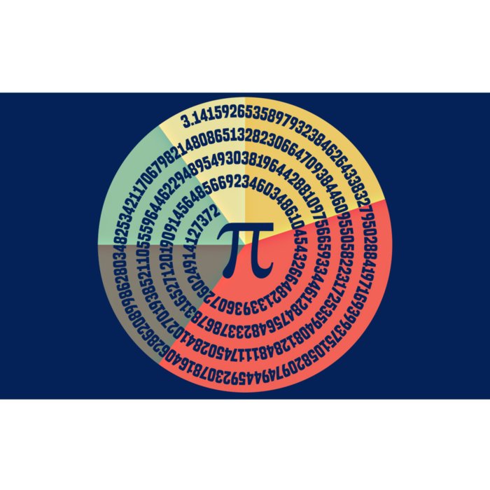 Funny Math Pie Chart Cake March 14 Design Happy Retro Pi Day Meaningful Gift Bumper Sticker