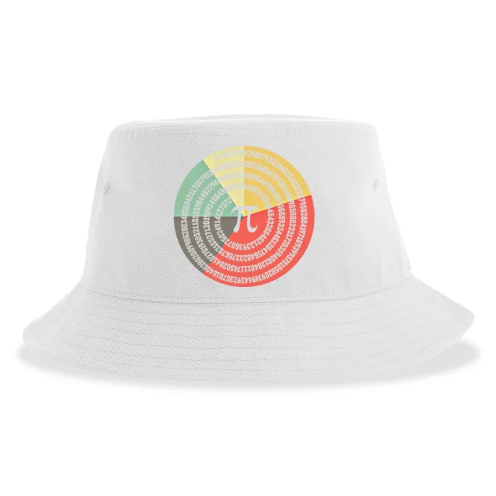 Funny Math Pie Chart Cake March 14 Design Happy Retro Pi Day Meaningful Gift Sustainable Bucket Hat