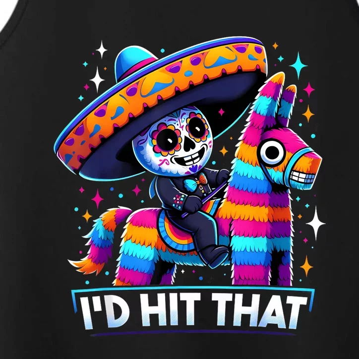 Funny Mexican Party Pinatas ID Hit That Cinco De Mayo Party Performance Tank