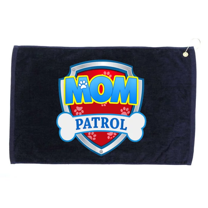 Funny Mom Patrol Gift Dog Mom Dad Gift Grommeted Golf Towel