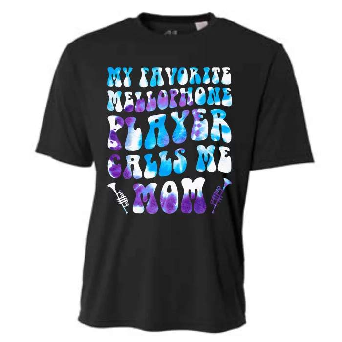 Favorite Mellophone Player Calls Me Mom Musical Instruments Cooling Performance Crew T-Shirt