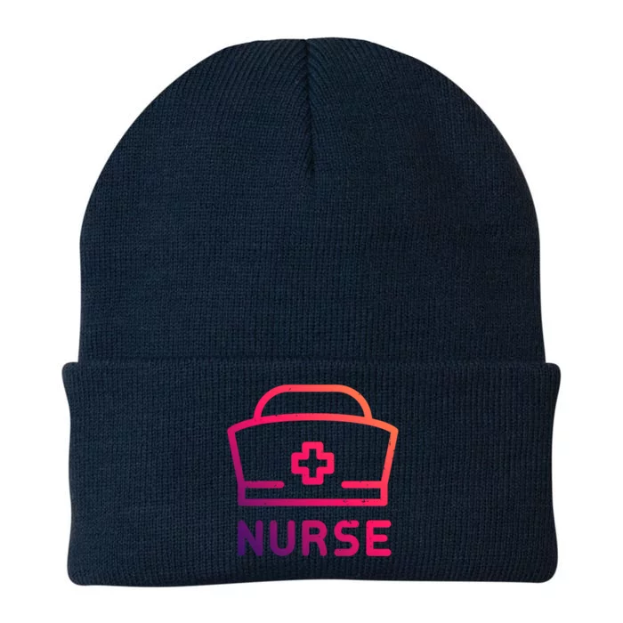 Funny Medical Practitioner Proud Nurse Retired Nurses Gift Knit Cap Winter Beanie