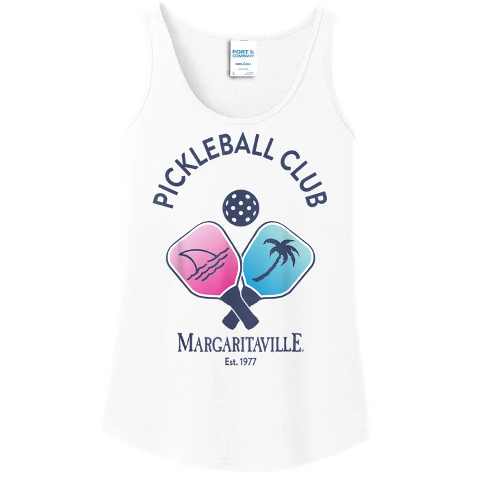 Funny Margaritaville Pickleball Club Gift For Fan Ladies Essential Tank