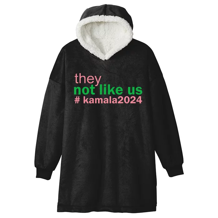 Femininomenon Madam Pres Kamala They Not Like Us Brat Hooded Wearable Blanket