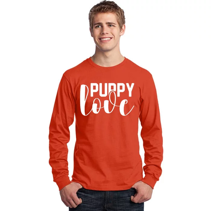 Funny Mom Puppy Love Graphic Tall Long Sleeve T-Shirt