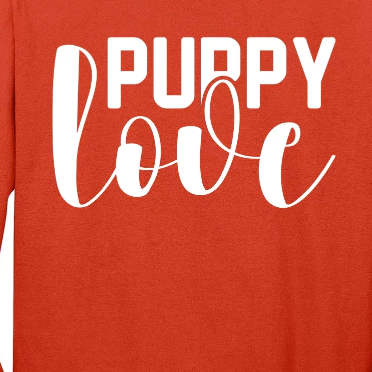 Funny Mom Puppy Love Graphic Tall Long Sleeve T-Shirt