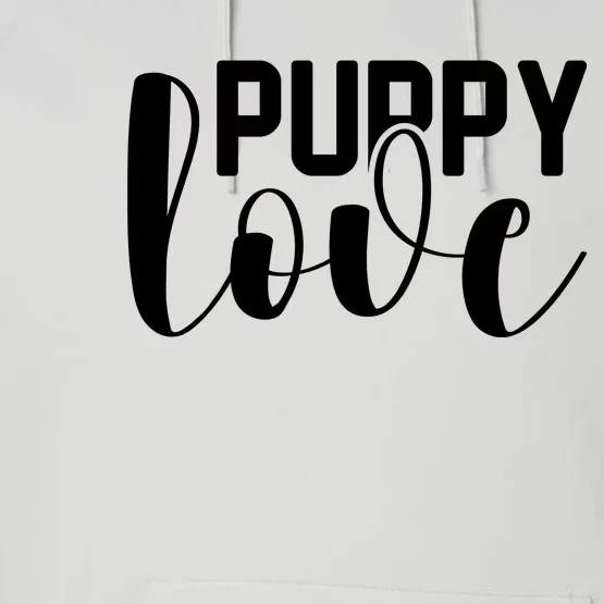 Funny Mom Puppy Love Graphic Performance Fleece Hoodie