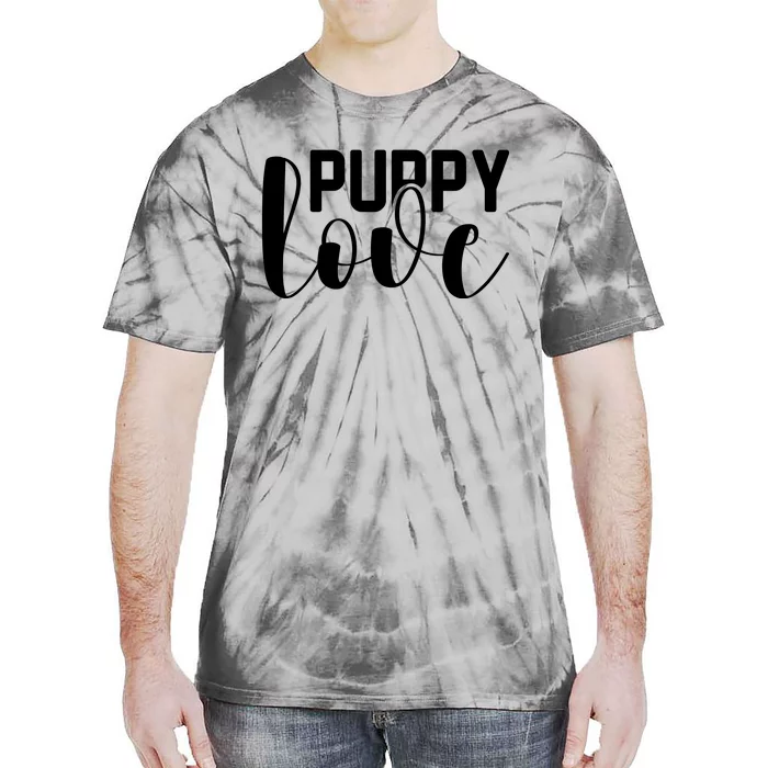 Funny Mom Puppy Love Graphic Tie-Dye T-Shirt