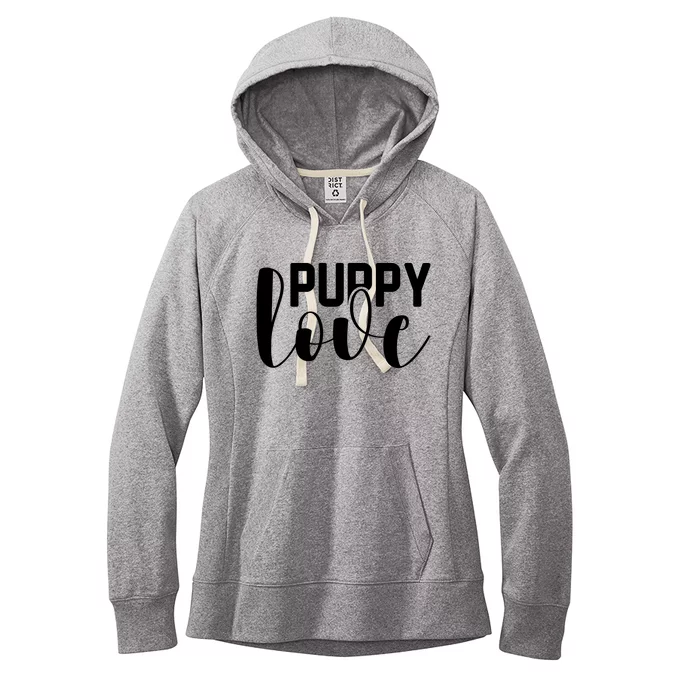 Funny Mom Puppy Love Graphic Women's Fleece Hoodie