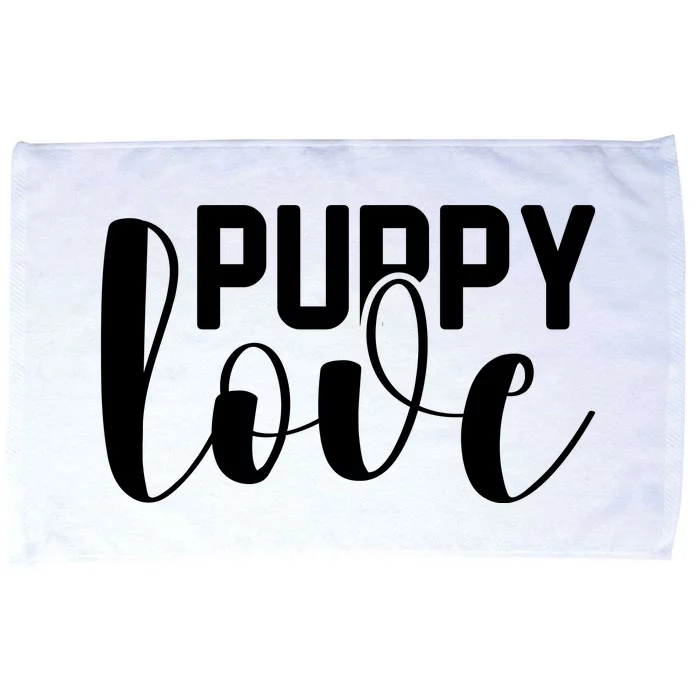 Funny Mom Puppy Love Graphic Microfiber Hand Towel