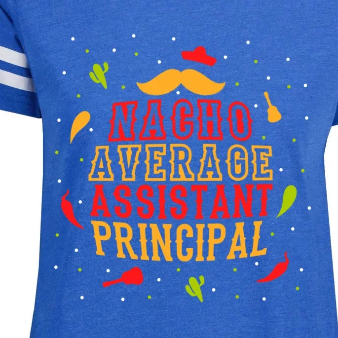 Fun Mexican Quote Outfit I Nacho Average Assistant Principal Cool Gift Enza Ladies Jersey Football T-Shirt