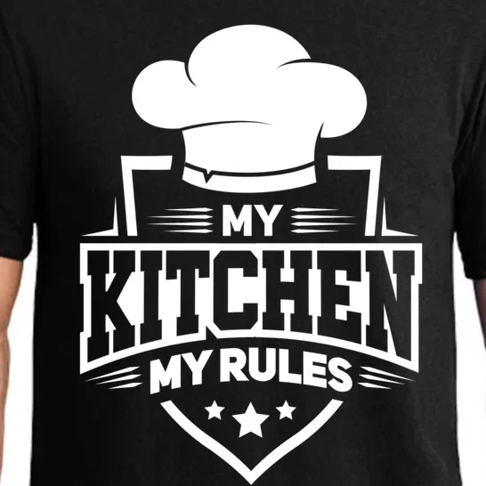 Funny My Rules Culinary Cook Gift Fine Dining Funny Chef Meaningful Gift Pajama Set