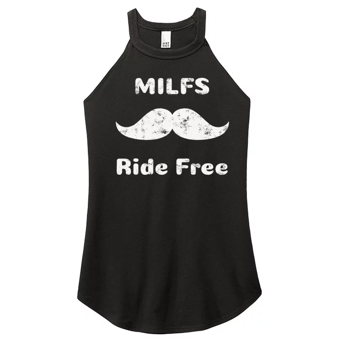 Free Mustache Rides Milfs Ride Free Women’s Perfect Tri Rocker Tank