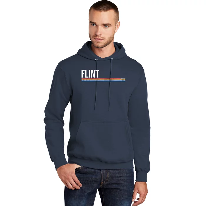 Flint Michigan Retro Hoodie