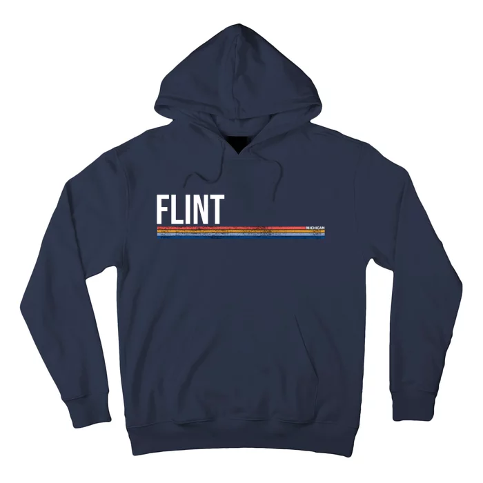 Flint Michigan Retro Hoodie