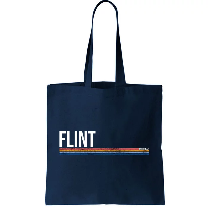 Flint Michigan Retro Tote Bag