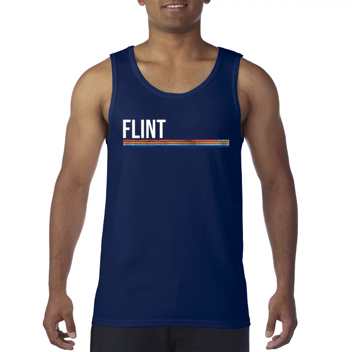 Flint Michigan Retro Tank Top