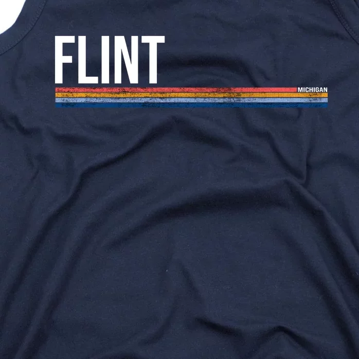 Flint Michigan Retro Tank Top