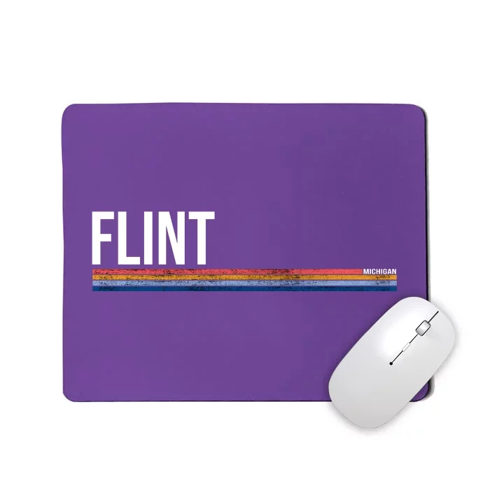 Flint Michigan Retro Mousepad