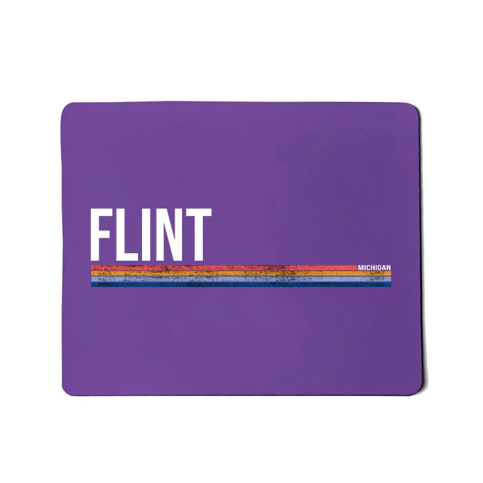 Flint Michigan Retro Mousepad