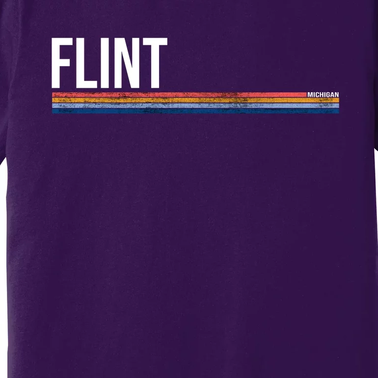 Flint Michigan Retro Premium T-Shirt