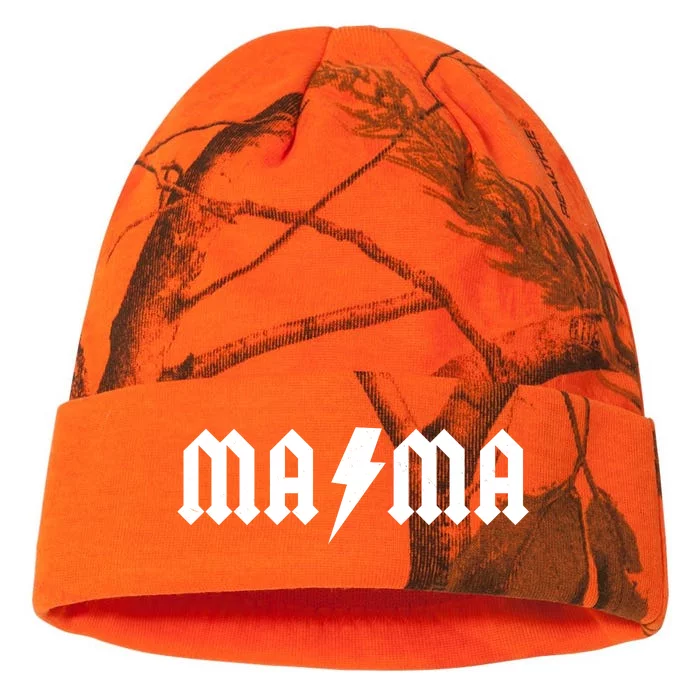 Funny MAMA Rocker Logo Kati - 12in Camo Beanie