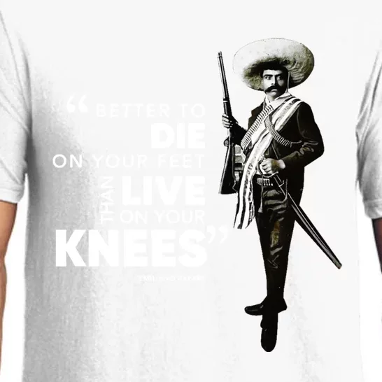 Famous Mexican Revolutionary Emiliano Zapata Quote Gift Pajama Set