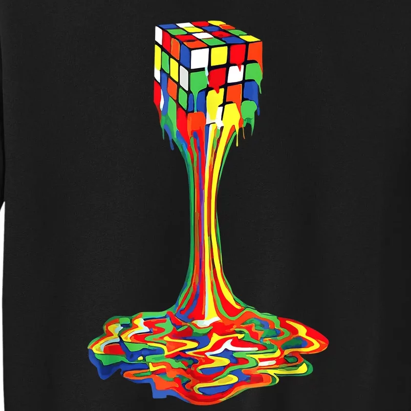 Funny Melting Rubik Rubix Rubics Player Cube Lovers Sweatshirt