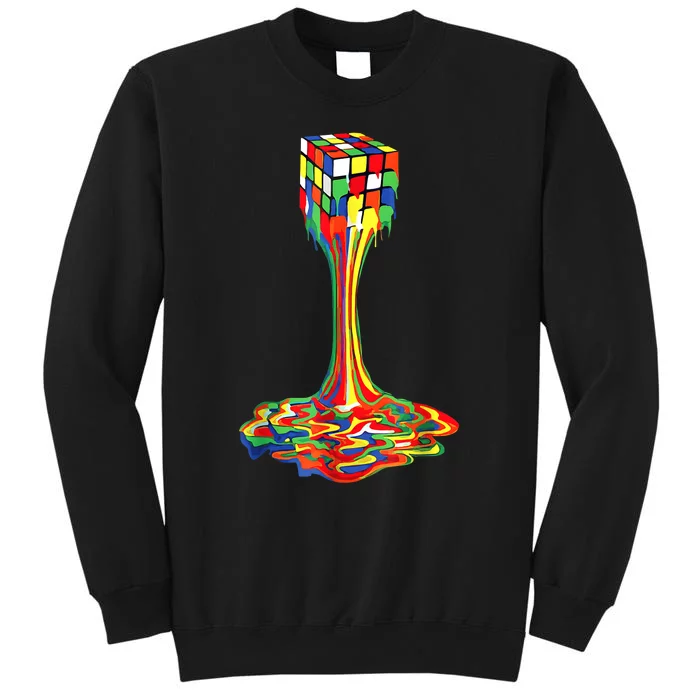 Funny Melting Rubik Rubix Rubics Player Cube Lovers Sweatshirt