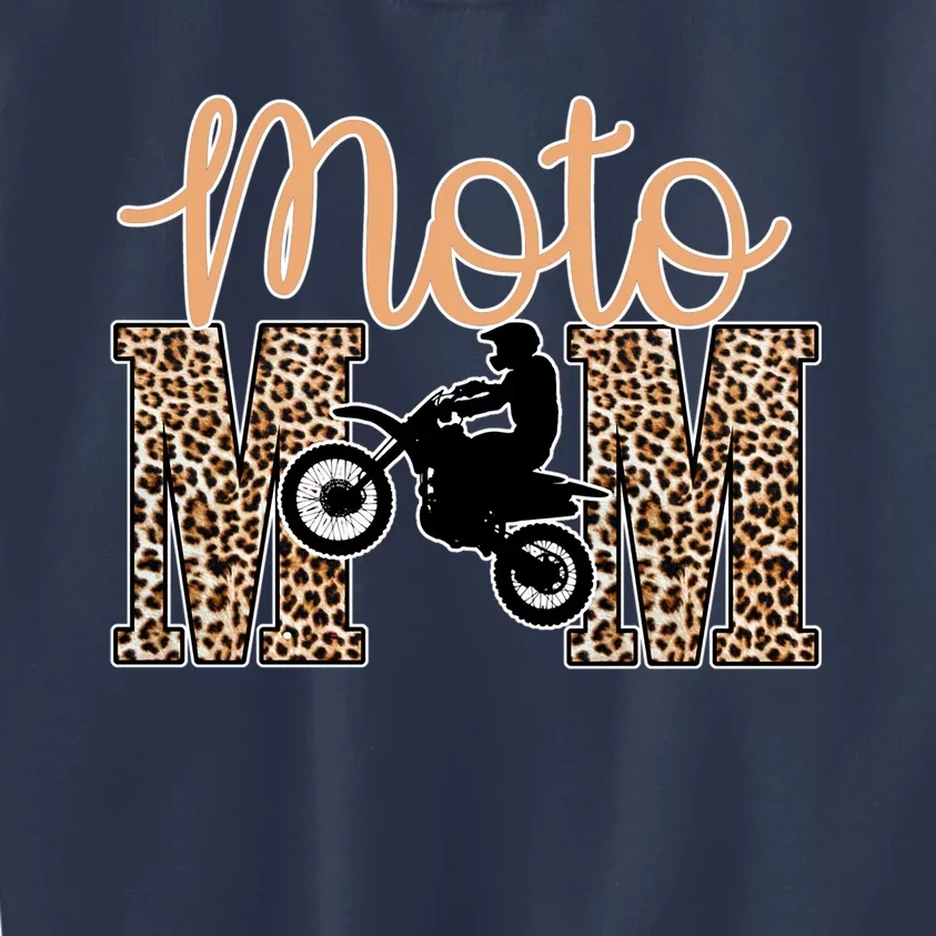 Funny Motocross Rracing Dirt Bike Mom Gift Kids Sweatshirt