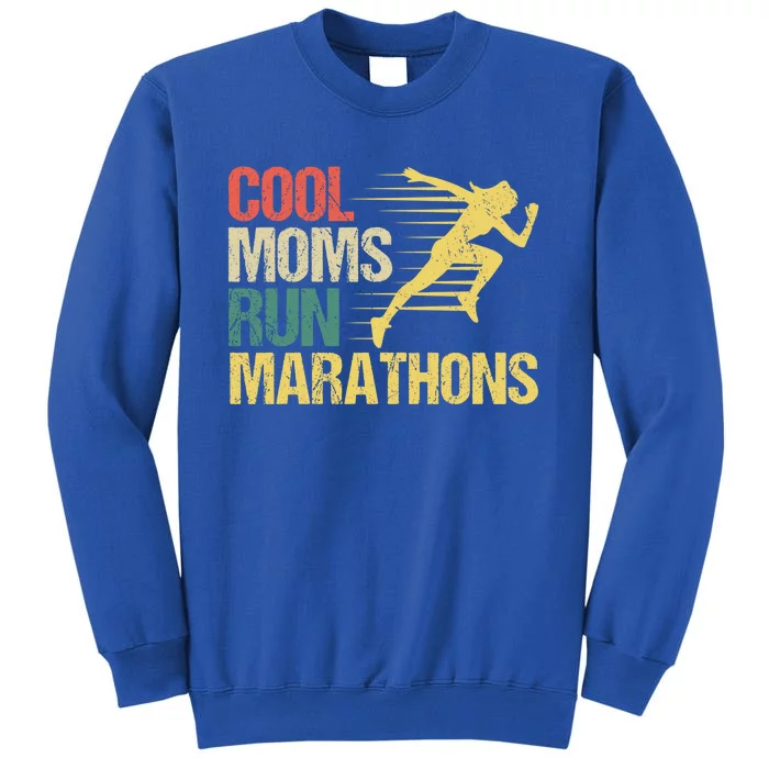 Funny Marathon Running Mom Workout Mama Runner Coach Athlete Gift Tall Sweatshirt