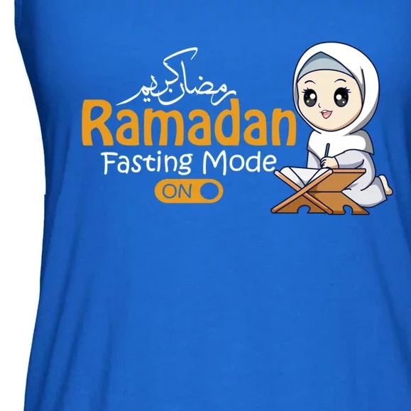 Fasting Mode Ramadan On Cute Gift Cool Islamic Gift Idea Funny Gift Ladies Essential Flowy Tank