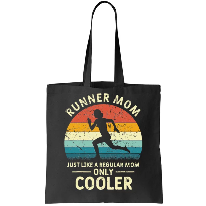 Funny Marathon Running Jogging Mothers Day Tote Bag