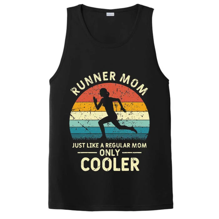 Funny Marathon Running Jogging Mothers Day Performance Tank